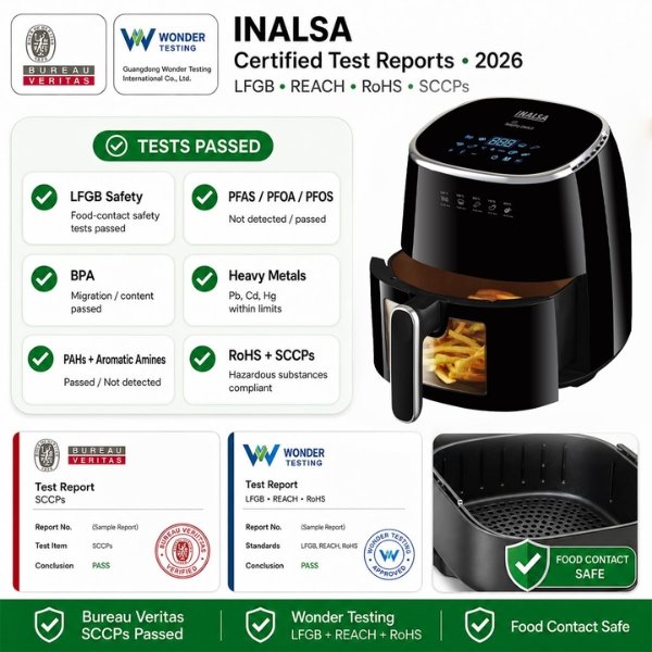 Inalsa Tasty Fry 5.5L Air Fryer