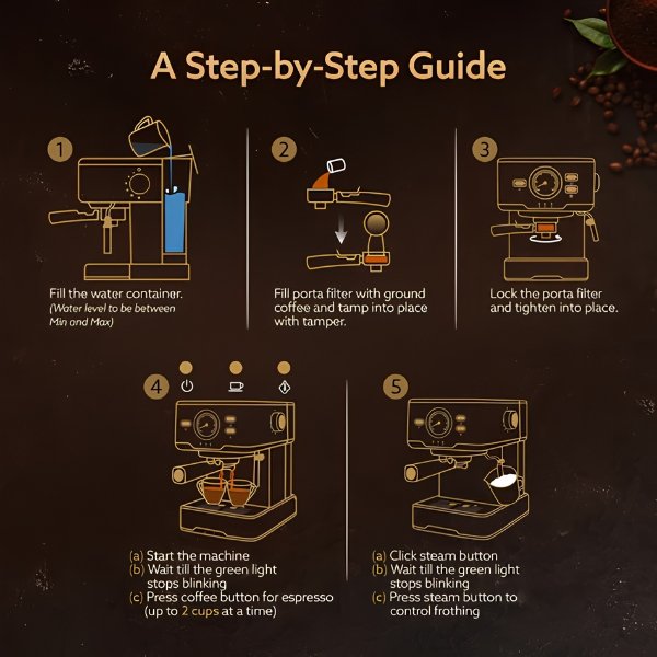 AGARO Imperial Espresso Coffee Maker