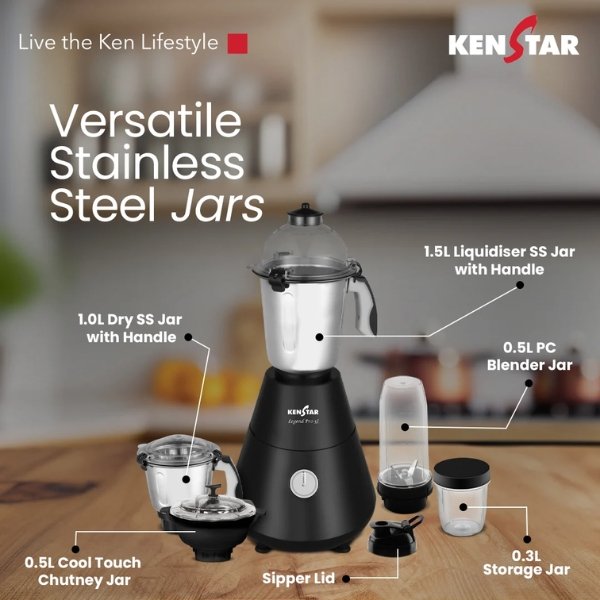 Kenstar 800W Mixer Grinder