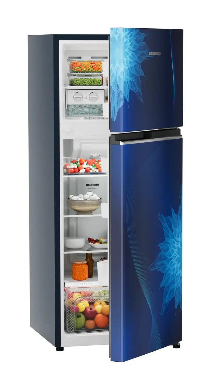 Liebherr Double Door Refrigerator Glass Finish