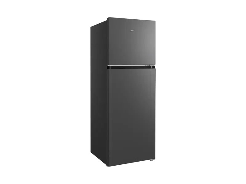 TCL Double Door Refrigerator Black